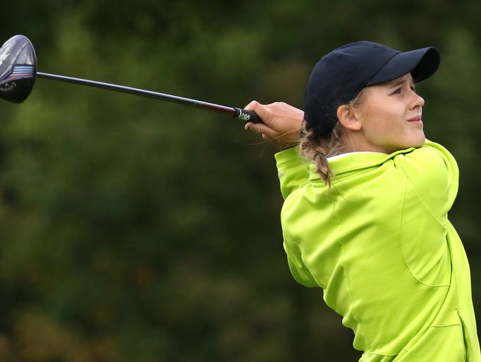 Homestead's Hallie "Speedy" Kent competes in the WIAA