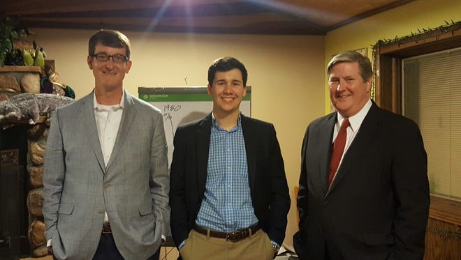 Host and guest speakers included (left to right), Jason Aldred, Financial Advisor, Kyle Greenwell, Financial Advisor and Pat Crowley, Estate & Business Planning Attorney.
