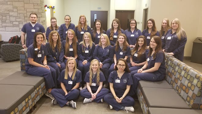 Columbia College bachelor of science in nursing students had to finish their degree virtually.