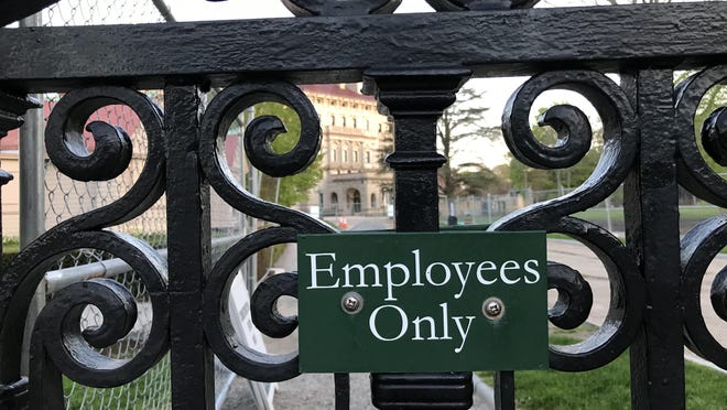 A total of 231 full-time and part-time staff members at the Preservation Society of Newport County were given layoff notices beginning on Friday, June 12. There was a total of 336 staff members before the layoffs.