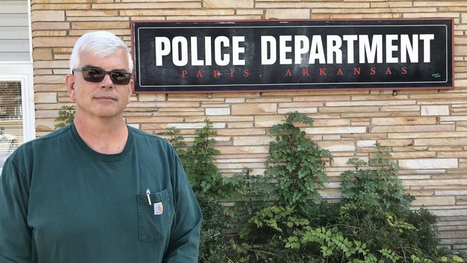 Paris Police Chief John O'Brien is retiring at the end of the year after 20 years on the force. [JOHN LOVETT/TIMES RECORD
