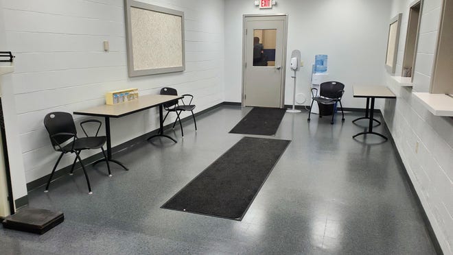 Tyson Foods recently completed a $150,000 facility upgrade. The new occupational health center includes a waiting area with sound barriers for privacy and a separate COVID-19 testing room equipped with a standalone, hospital-grade HEPA filtration unit.