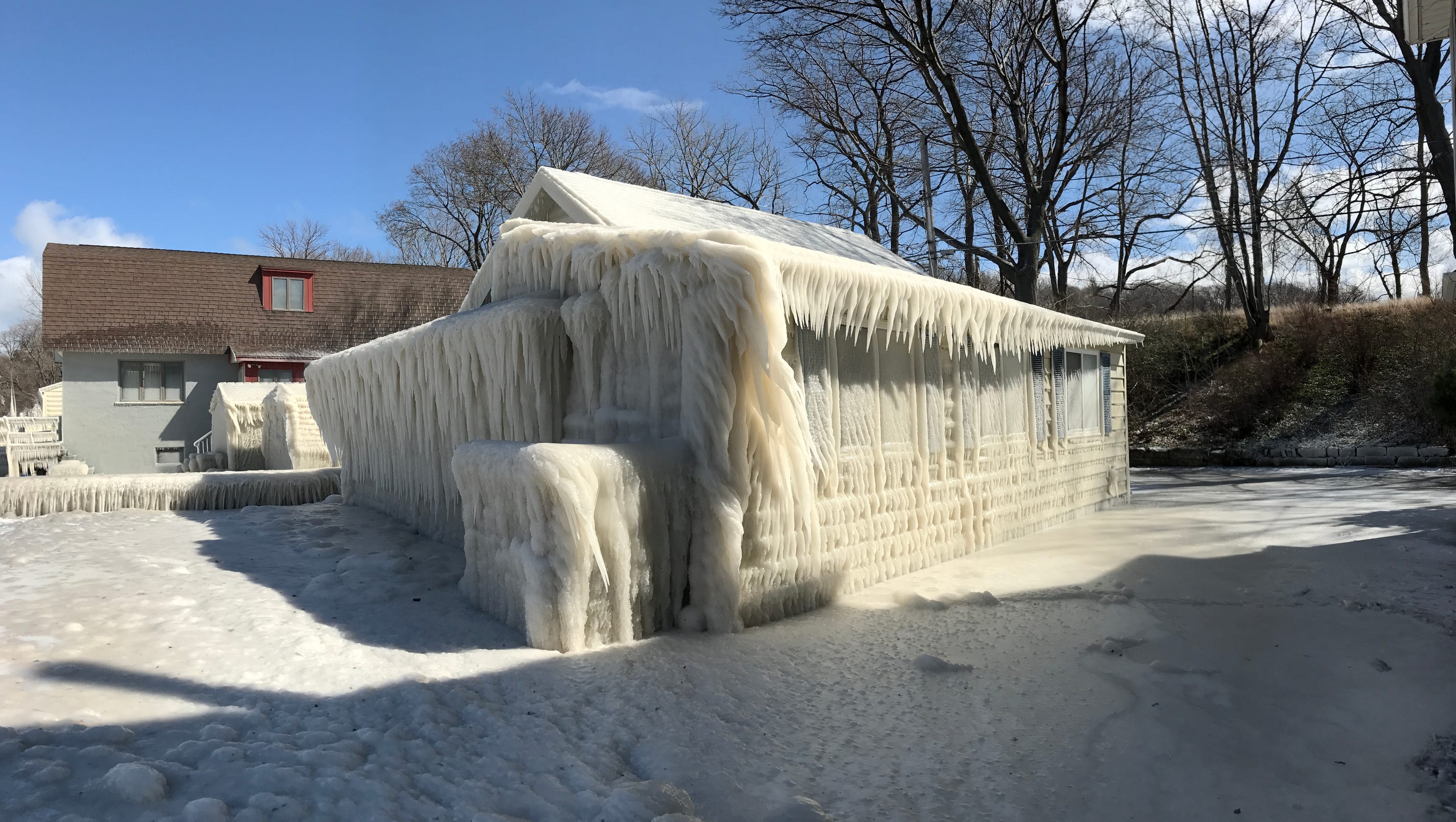 These icecovered homes in upstate New York are insane
