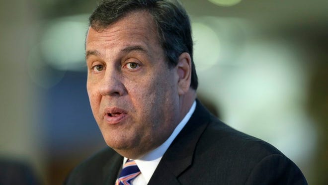 Republican presidential candidate, New Jersey Gov. Chris Christie speaks during a news conference, Tuesday, Sept. 29, 2015, in Des Moines, Iowa. (AP Photo/Charlie Neibergall)