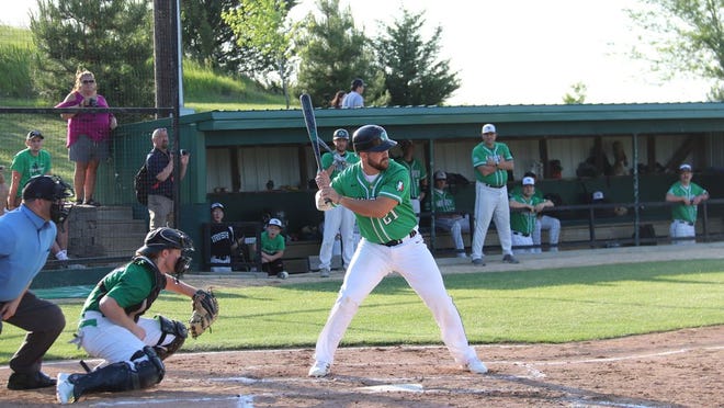 Jake Plaetz went 2-for-3 for the Irish in a recent win over New Ulm.
