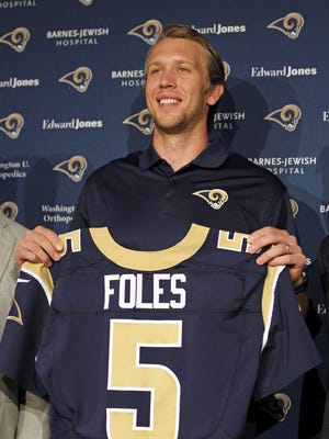 New Rams quarterback Nick Foles hopes to establish timing with his new targets in St. Louis.