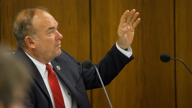 State Rep. Don Shooter (seen in an Oct. 29, 2015, photo) apologized Jan. 9, 2018, on the House floor for making inappropriate comments, breaking his months-long silence about allegations that he sexually harassed multiple women.