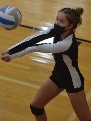 Cheboygan senior volleyball player Natalie Gibbons secured a spot on the All-Straits Area Conference First Team.