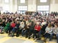 A standing-room only crowd listens as U.S. Congressman