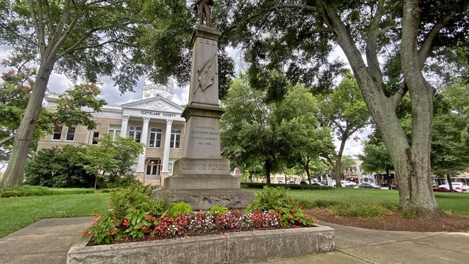 Commissioners say the the Confederate monument to their will not be a topic on the agenda for next week's meeting.
