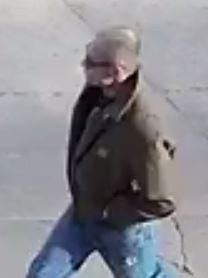 A man suspected of robbing the McDonald's on Mormon Trek Boulevard was captured on surveillance video Tuesday.