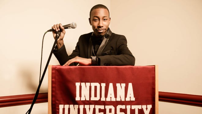IU student Rob Sherrell is the first college student in the United States to major in stand-up comedy.