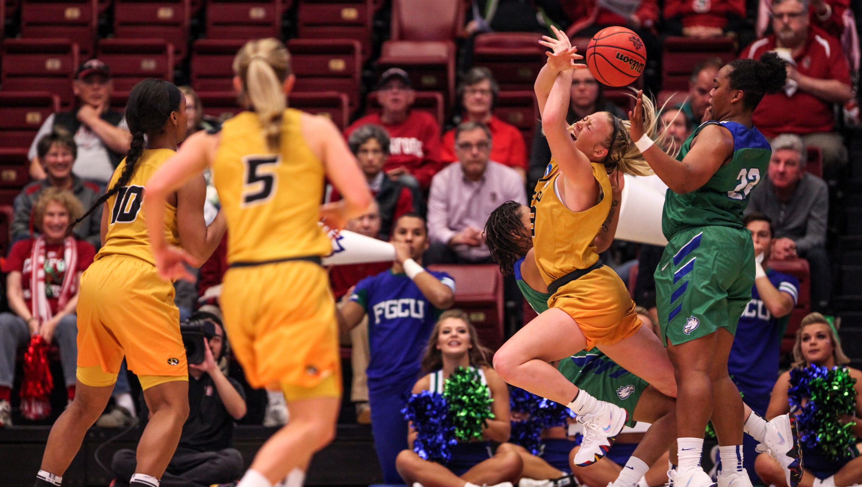 Women S College Basketball Fgcu Takes Advantage Of Missouri Fouls