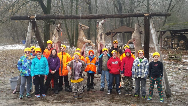 Kids and Mentors Outdoors wrapped up their sixth annual Learn to Hunt deer camp at the MacKenzie Environmental Education Center in December 2014.