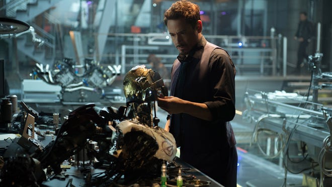 Tony Stark (Robert Downey Jr.) accidentally creates his superhero group's newest supervillain in  "Avengers: Age of Ultron."