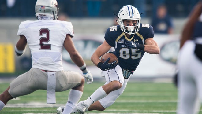 Junior wide receiver Kevin Kassis is Montana State's top receiver.