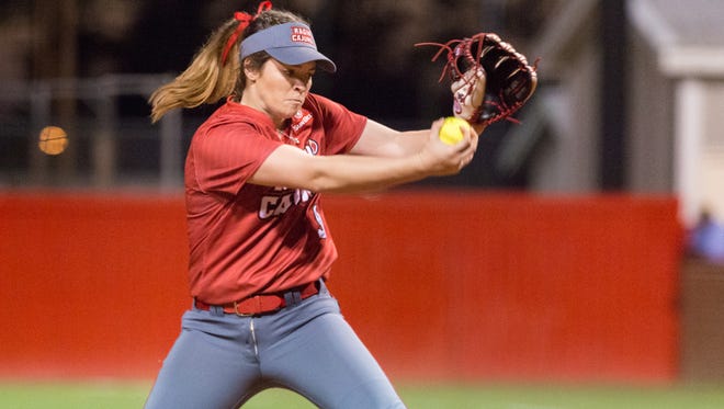 UL pitcher Summer Ellyson has quickly emerged as the ace of the Ragin' Cajuns staff at 5-1 with a 1.59 ERA in 48.1 innings of work.