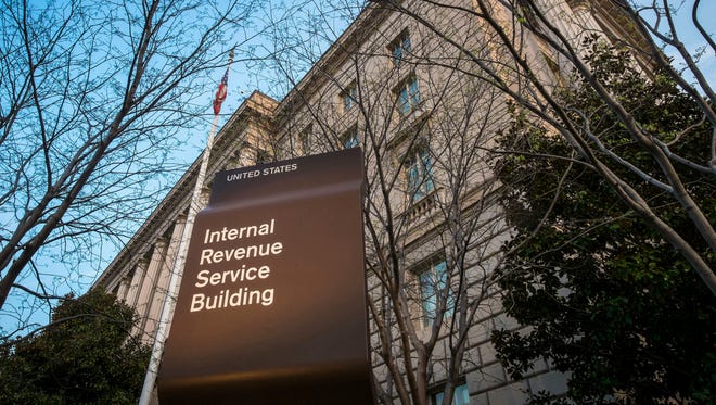 Internal Revenue Service headquarters building in Washington.