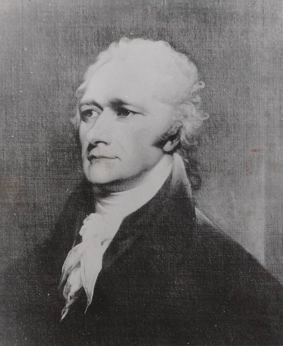 Was alexander hamilton shop white or black