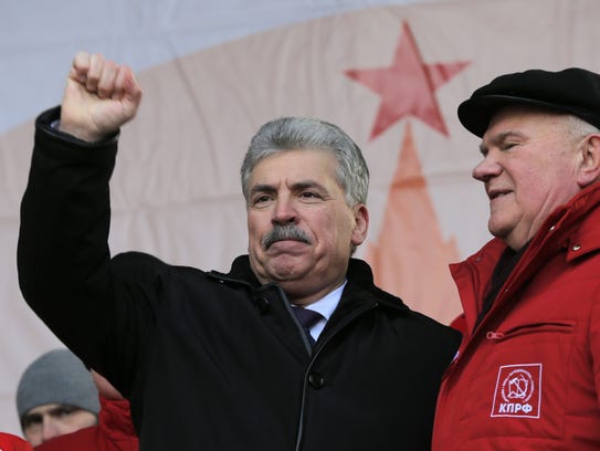 Presidential candidate of the Russian Communist Party