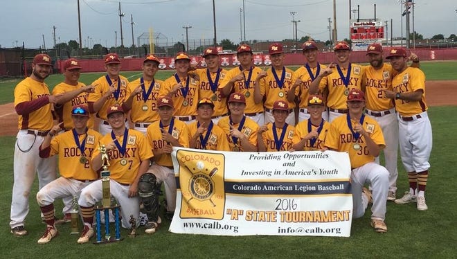 The Rocky Mountain High School baseball team won the Legion A state title over the weekend.