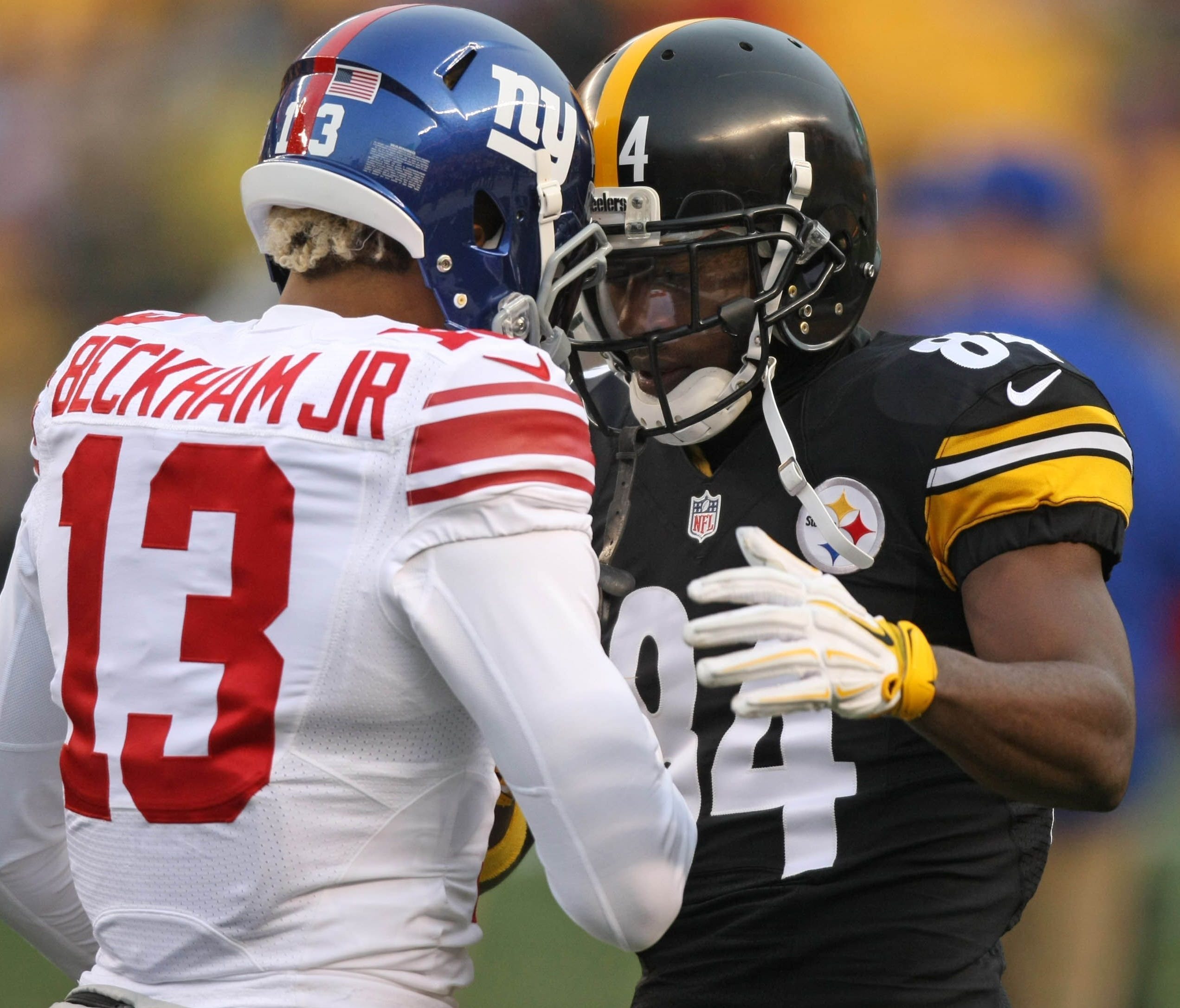 Giants WR Odell Beckham Jr. may soon supplant Pittsburgh's Antonio Brown as the NFL's top-paid receiver in terms of average salary.