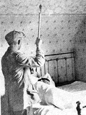 A re-enactment soon after crime of the Villisca ax