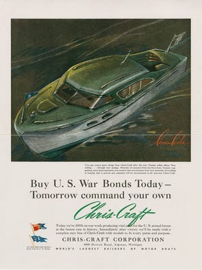 Chris-Craft common these selected images and advertisements