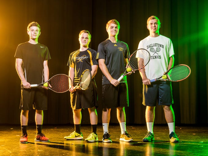 From left to right: South Western's Gavin Kenny, Littlestown's