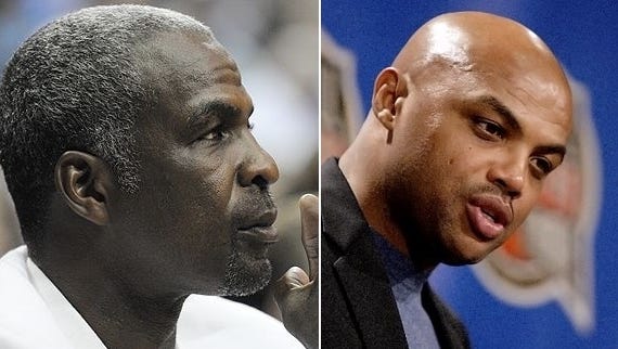 Charles Oakley reacted to Charles Barkley's commentary on the Cleveland Cavaliers with a tweet saying Barkley isn't a tough guy.