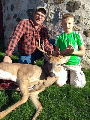 Youth Deer Hunt, which took place on Oct. 7 and 8, was exciting for 12-year-old Peter Klessig of Newton. Hunting with a mentor, his dad Robert, Peter was able to harvest a 13-point buck in Manitowoc’s Cleveland area.