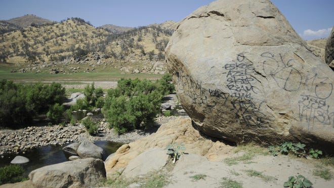 Residents living near Lake Kaweah are concerned by the amount of trash and graffiti.