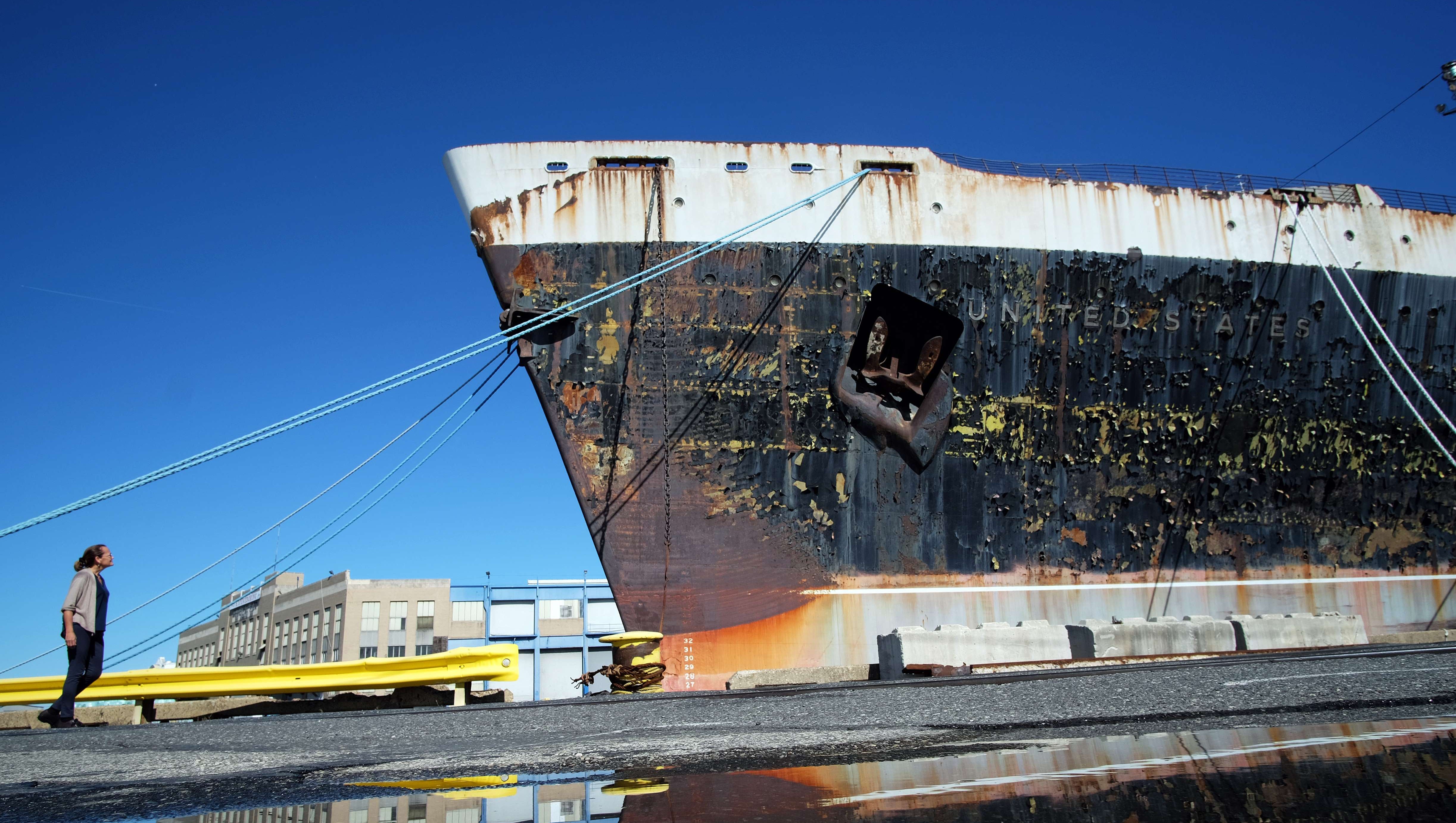 Voices Ss United States Once Fastest Liner Afloat Faces