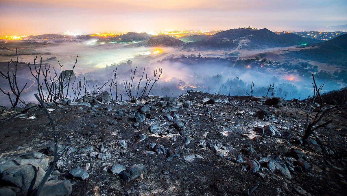 San Diego wildfires force thousands from their homes