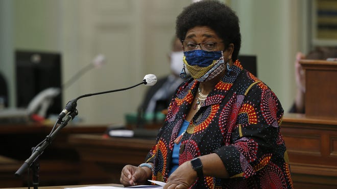 Assemblywoman Shirley Weber, D-San Diego, calls on lawmakers to create a task force to study and develop reparation proposals for African Americans.