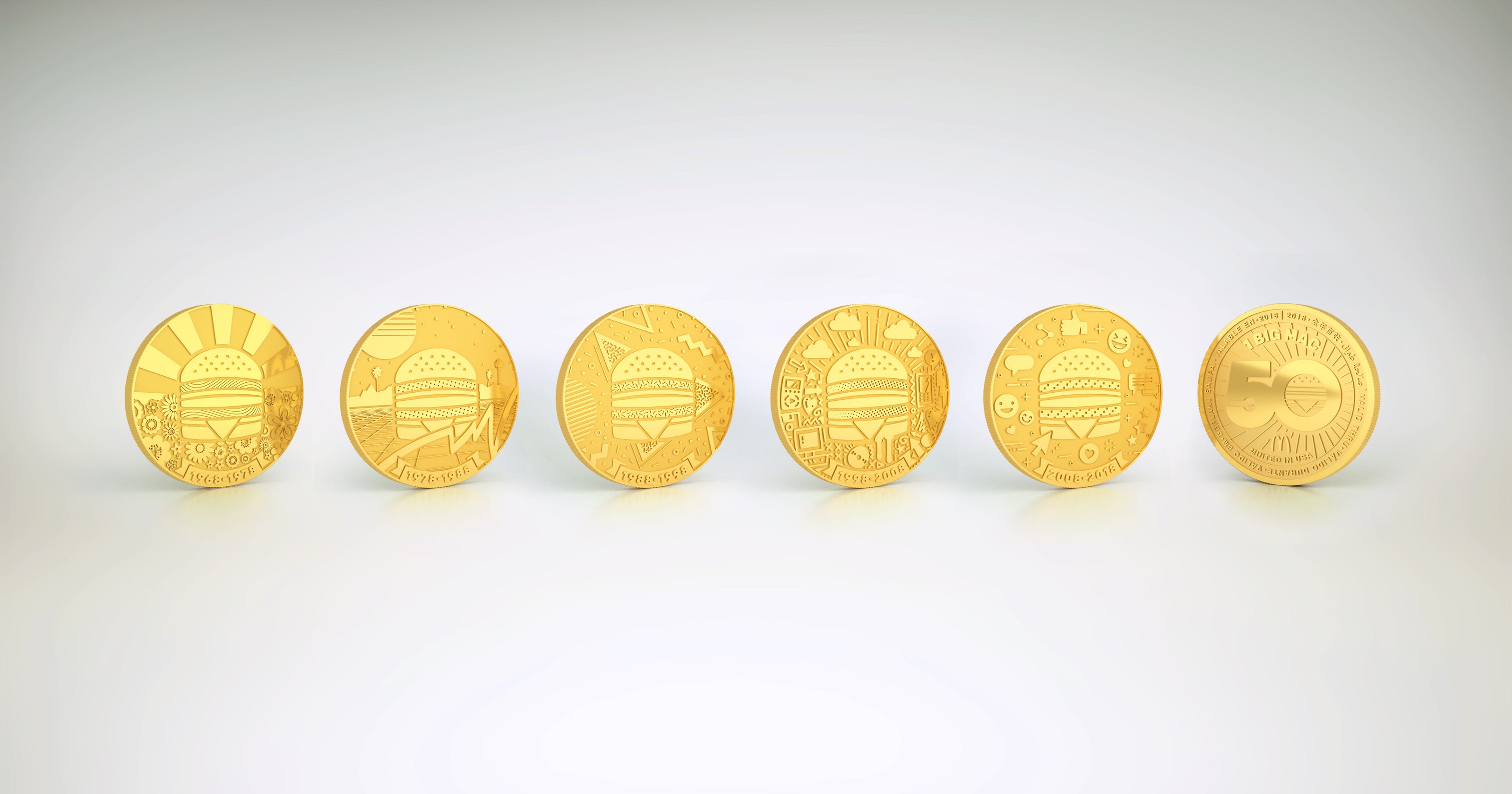 McDonald's notes 50th anniversary of the Big Mac with commemorative coins