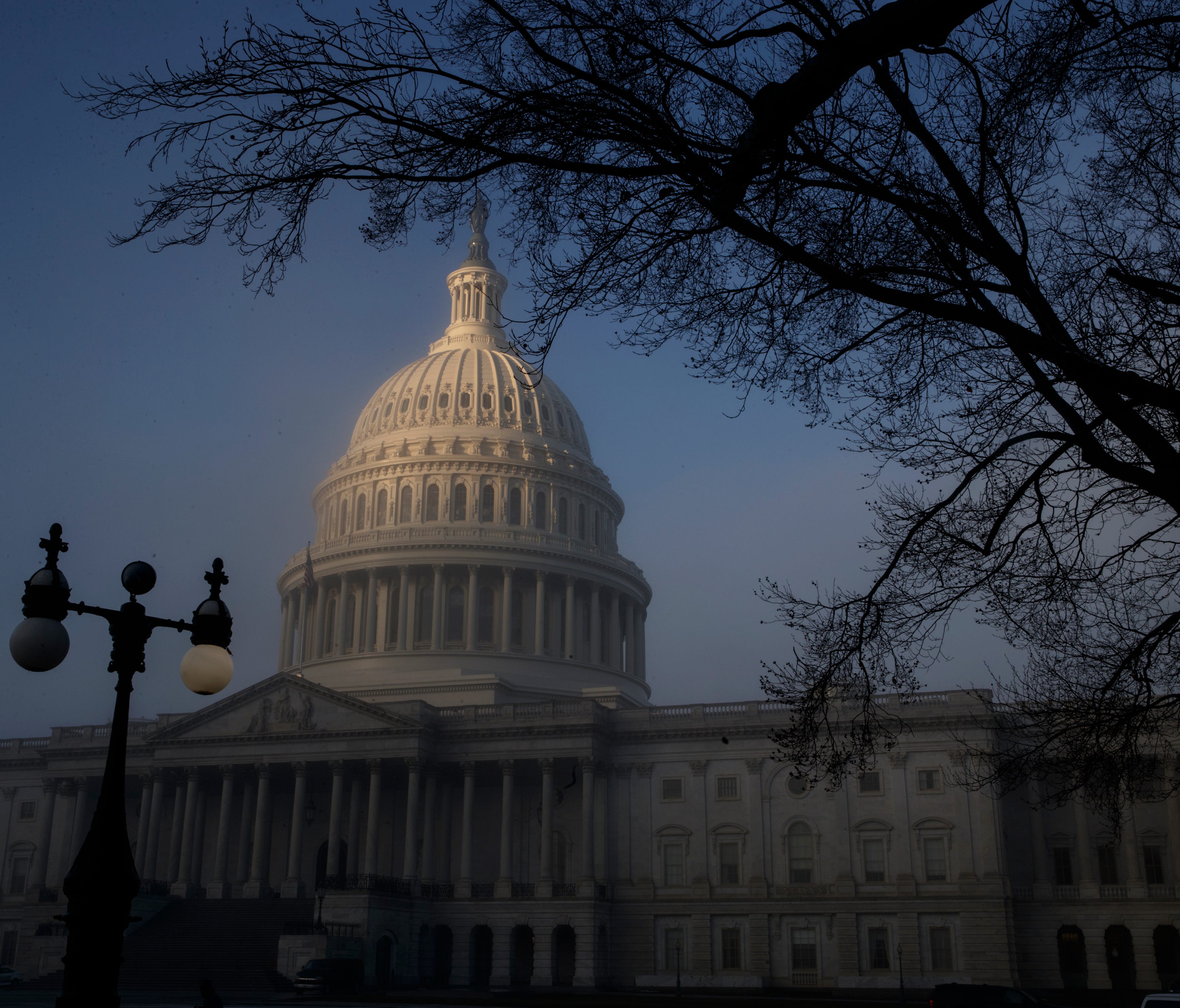 File photo taken in Jan. 2018 shows the U.S. Capitol in Washington, D.C.