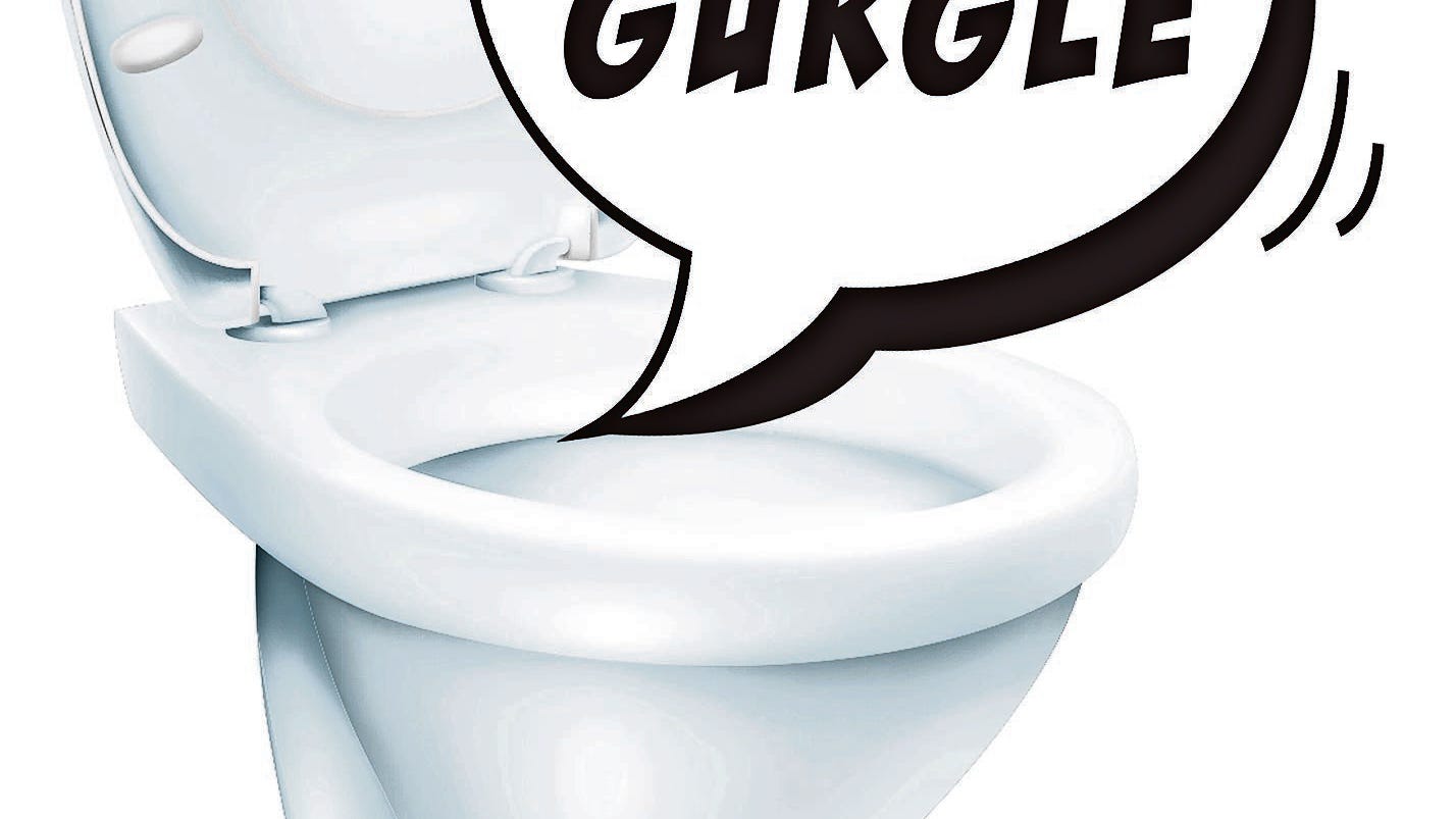 How to stop a gurgling toilet