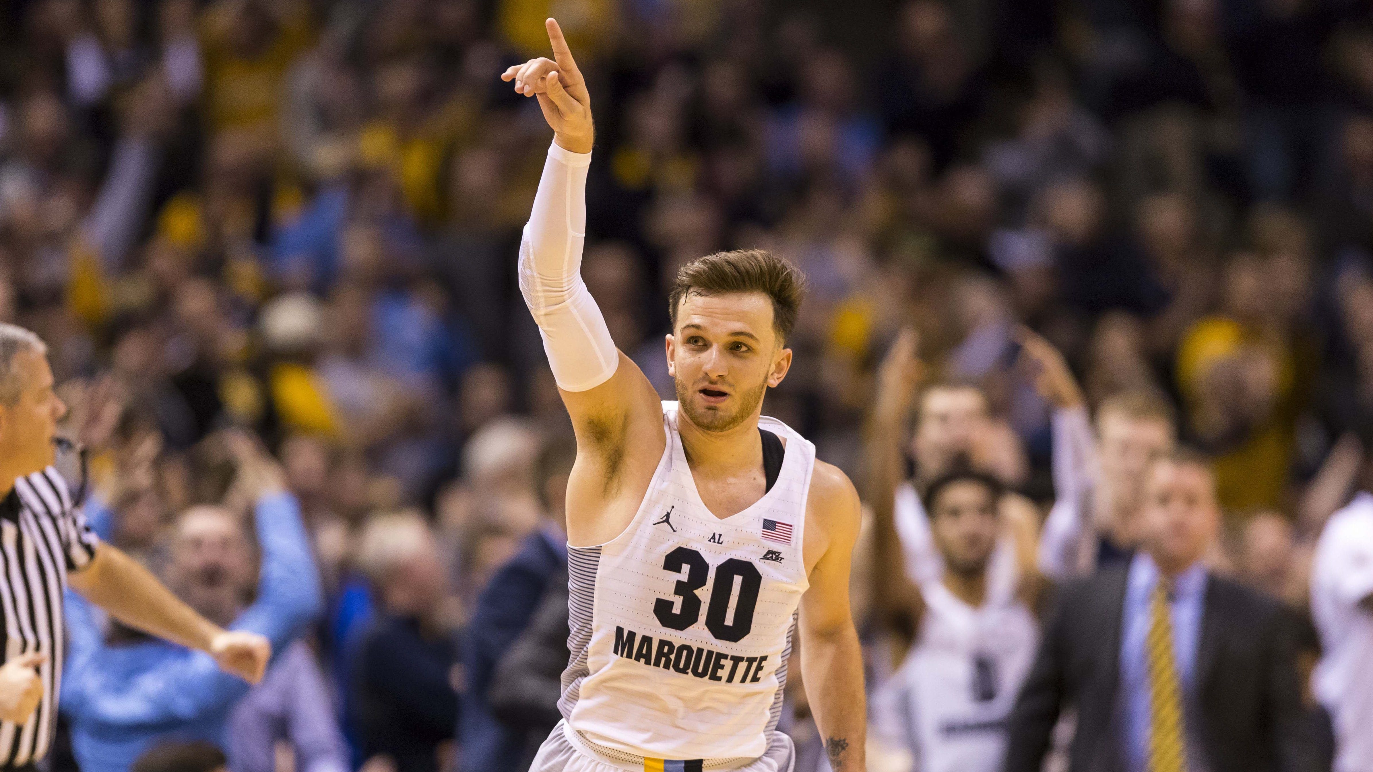 Marquette Guard Sinks Deep 3 That Was From Green Bay
