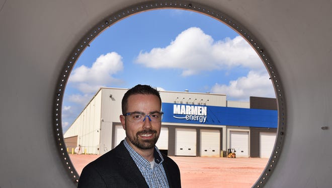 Yannick Laroche is the production manager for the finishing department of Marmen Energy in Brandon.