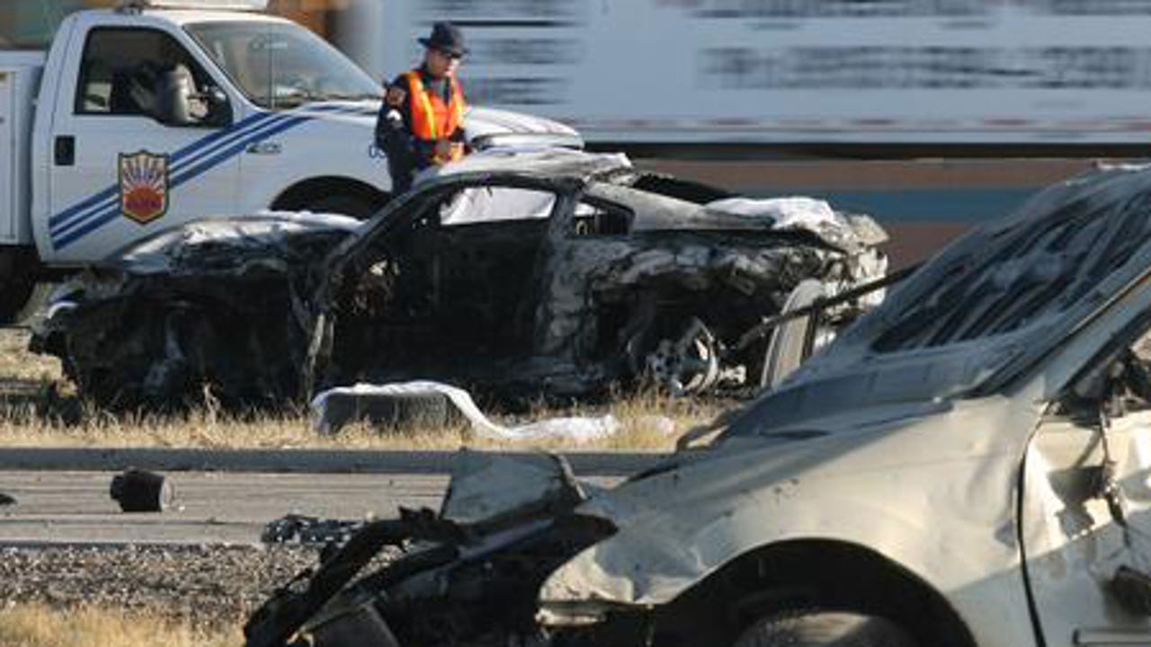 Deadly pile up crash on I10 in New Mexico