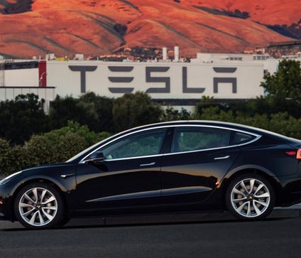 The $35,000 Model 3 is available in any color you like as long as it's black. Other colors are offered, but there's an extra charge.