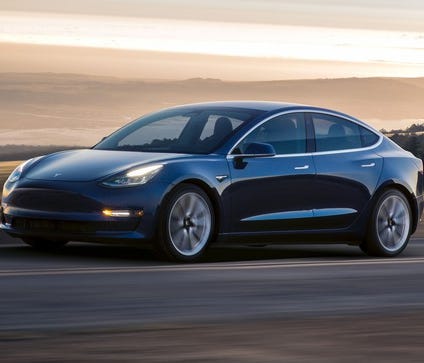 The Tesla Model 3.