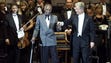 Robert Guillaume and conductor John Mauceri at the