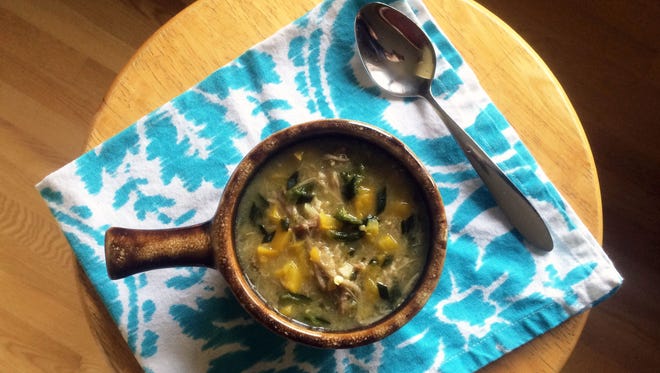 Pork Tomatillo Stew makes the house smell wonderful while promising to warm you to the bone.