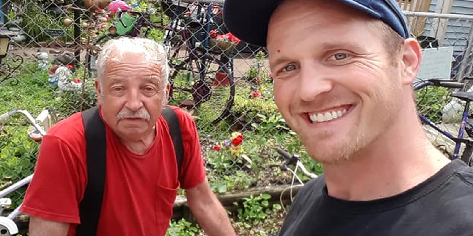 At Jacobsville Man S House Bikes Are Free And Smiles Are Priceless