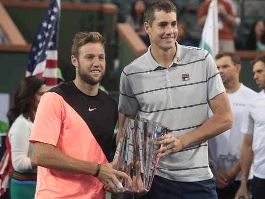 Jack Sock and John Isner are the winners of the BNP