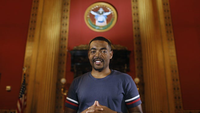 Columbus City Council President Shannon Hardin grew up at City Hall. His mother worked in the administration of former Mayor Michael B. Coleman.