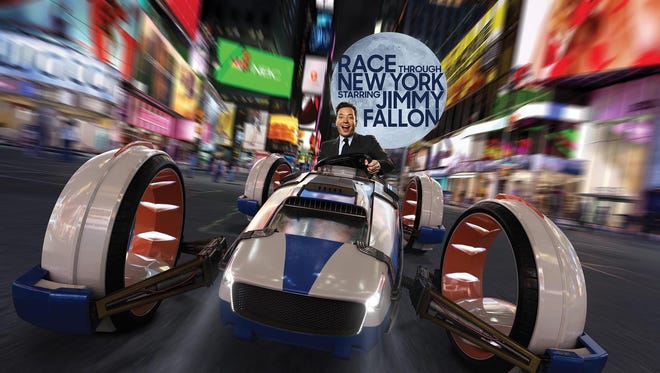The newly opened Race Through New York Starring Jimmy Fallon.