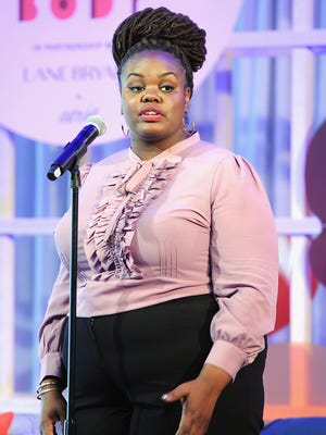 Artist Ashlee Haze speaks on stage during Refinery29's Every Beautiful Body Symposium at Brookfield Place  on October 26, 2016 in New York City.  Haze performed at Club Downunder last week.